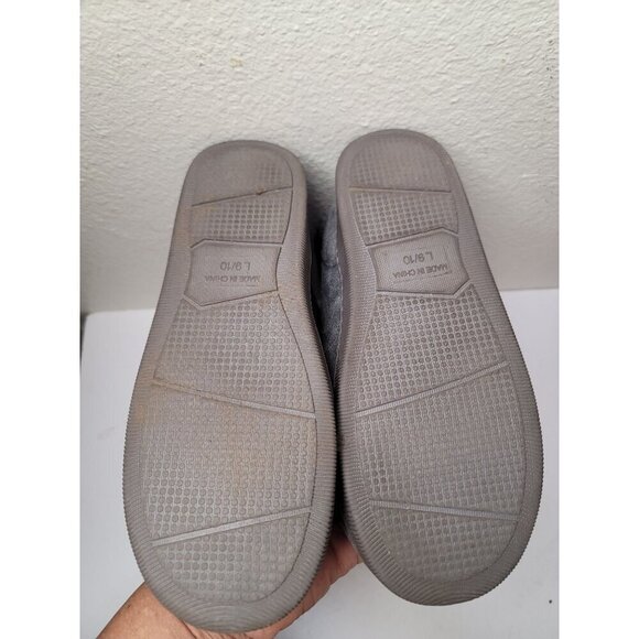 Washington State Cougars Womens Gray Knit Button Boots With Logo Patch - Picture 7 of 9